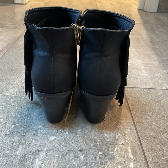 Bucco Fringe Heeled Booties - Picture 6 of 12